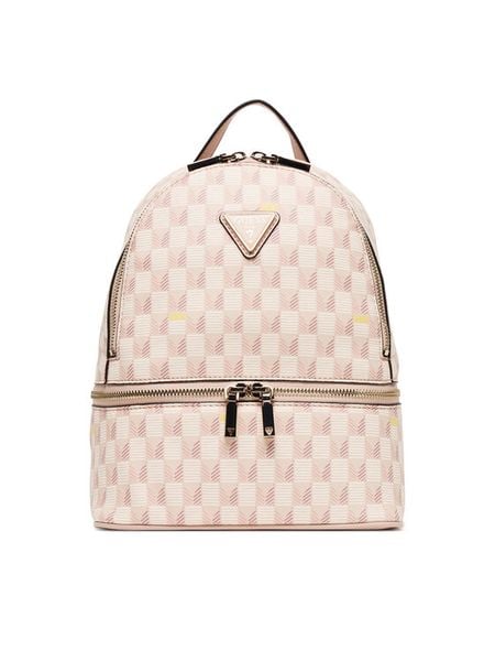 Guess Plecak TWLW96 76032 Różowy. Czerwone plecaki Guess, z aplikacjami, ze skóry. Za 349.99 zł.