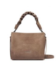 Coccinelle Torebka P6P Boheme Suede Bimaterial E1 P6P 58 01 01 Beżowy ciemny. Brązowe torebki klasyczne Coccinelle, bez wzorów, ze skóry, bez dodatków. Za 1,549.00 zł.