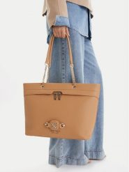 Nine West Torebka EO-Luvia-LDA8442 Beżowy. Brązowe shopper Nine West, bez wzorów, z materiału, bez dodatków. Za 155.99 zł.