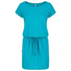 Sukienka damska Loap Bladana niebieska. Niebieskie sukienki LOOP, na lato, s, bez wzorów, sportowe, bez kołnierzyka, bez ramiączek, sportowe. Za 148.99 zł.