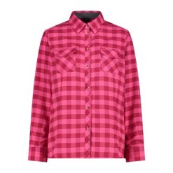 Damska koszula z długim rękawem z poliestru CMP. Czerwone koszule CMP, bez wzorów, bez kołnierzyka, bez ramiączek. W wyprzedaży za 286.55 zł.