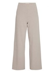 MOSS COPENHAGEN Spodnie "Mirabelle Michelle" w kolorze beżowym rozmiar: M. Brązowe spodnie materiałowe Moss Copenhagen, m, bez wzorów, z materiału. Za 162.49 zł.