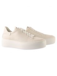 Högl Skórzane sneakersy w kolorze kremowym rozmiar: 39. Brązowe trampki Högl, bez wzorów, bez zapięcia. Za 390.92 zł.