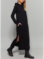 LA Angels Sukienka w kolorze czarnym rozmiar: S. Czarne sukienki LA Angels, na co dzień, s, bez wzorów, bez kołnierzyka, bez ramiączek, maxi, proste. Za 179.64 zł.