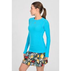 Koszulka z długim rękawem do biegania damska Nessi Sportswear Longsleeve Ultra. Niebieskie koszulki sportowe NESSI SPORTSWEAR, bez wzorów, bez ramiączek, do biegania. Za 339.00 zł.