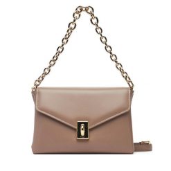 Torebka Furla. Brązowe listonoszki Furla, bez wzorów, bez dodatków. Za 1,639.00 zł.