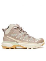 Salomon Trekkingi X Ultra 360 Edge Mid Gore-Tex L47816300 Beżowy. Brązowe obuwie sportowe Salomon, z gore-texu, bez zapięcia, trekkingowe, gore-tex. Za 749.99 zł.