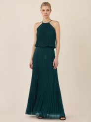 APART Sukienka w kolorze ciemnozielonym rozmiar: 40. Zielone sukienki Apart, na co dzień, bez wzorów, bez kołnierzyka, bez ramiączek, maxi, proste. Za 439.95 zł.
