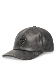 Guess Czapka z daszkiem AM9546 POL01 Szary. Szare czapki Guess, z aplikacjami, z materiału. Za 199.99 zł.