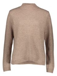 Street One Sweter w kolorze jasnobrązowym rozmiar: 34. Brązowe swetry Street One, bez wzorów, bez ramiączek. Za 96.83 zł.