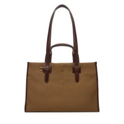 Torebka Weekend Max Mara. Brązowe torebki klasyczne Weekend Max Mara, bez wzorów, bez dodatków. Za 1,549.00 zł.