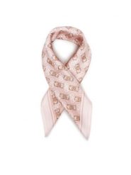 Guess Chusta AW5454 SIL03 Różowy. Czerwone rękawiczki Guess, z aplikacjami, z jedwabiu. Za 199.99 zł.