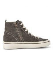 Gabor Skórzane sneakersy w kolorze khaki rozmiar: 41. Brązowe trampki Gabor, bez wzorów, ze skóry, za kostkę, bez zapięcia. Za 232.95 zł.