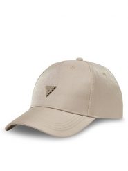 Guess Czapka z daszkiem AW5283 COT01 Beżowy. Brązowe czapki Guess, z aplikacjami, z bawełny. Za 199.99 zł.