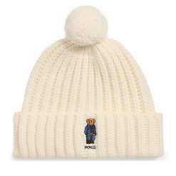 Czapka Polo Ralph Lauren. Brązowe czapki Polo Ralph Lauren, bez wzorów. Za 419.99 zł.