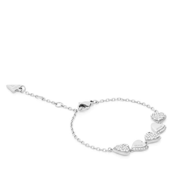 Bransoletka Guess. Szare bransoletki Guess, srebrne. Za 191.99 zł.