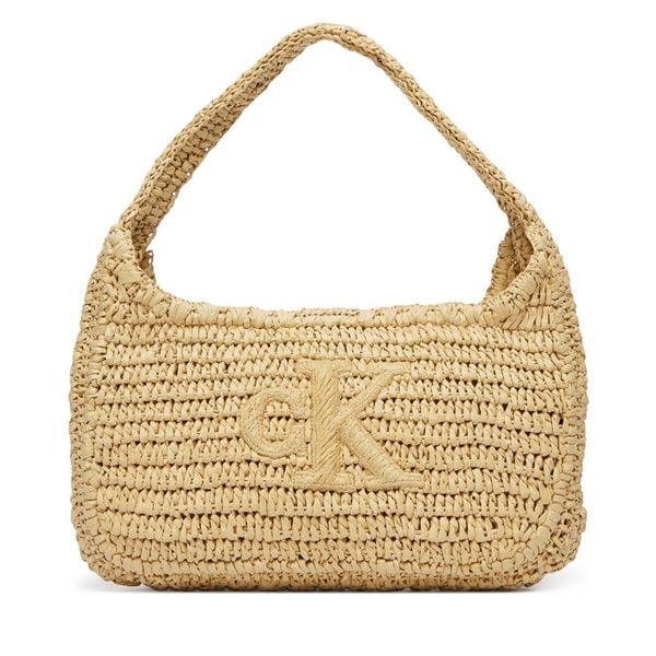 Torebka Calvin Klein. Brązowe torebki klasyczne Calvin Klein, bez wzorów, bez dodatków. Za 252.99 zł.