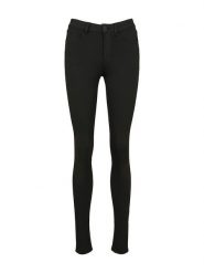 TOM TAILOR Denim Dżinsy "Nela" - Skinny fit - w kolorze czarnym rozmiar: W25/L32. Czarne jeansy TOM TAILOR DENIM, l, bez wzorów. Za 39.31 zł.