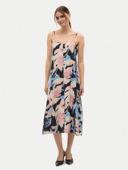Vero Moda Sukienka letnia Josie 10303398 Czarny Regular Fit. Czarne sukienki Vero Moda, na lato, m, bez wzorów, z wiskozy, bez kołnierzyka, bez ramiączek. Za 99.99 zł.