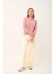 Just Cashmere Kaszmirowy sweter "Jane" w kolorze jasnoróżowym rozmiar: L. Różowe swetry Just Cashmere, l, bez wzorów, z kaszmiru, bez ramiączek. Za 237.17 zł.