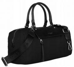 Bagietka czarna David Jones [DH] 6702-6. Czarne torebki klasyczne David Jones, bez wzorów, bez dodatków. Za 155.99 zł.