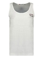 Geographical Norway Top "Jupette" w kolorze białym rozmiar: XL. Białe topy Geographical Norway, xl, bez wzorów, z bawełny, bez kołnierzyka, bez ramiączek. Za 41.79 zł.