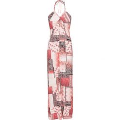 Sukienka plażowa bonprix czerwony wzorzysty. Czerwone sukienki bonprix, na plażę, bez wzorów, bez kołnierzyka, bez ramiączek. Za 69.99 zł.