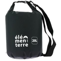Torba wodoodporna Élémenterre Anaso 20 L. Czarne torby na ramię Elementerre, bez wzorów, z materiału, na ramię, bez dodatków. Za 124.00 zł.