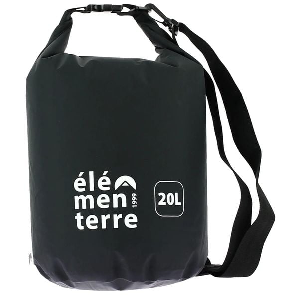 Torba wodoodporna Élémenterre Anaso 20 L. Czarne torby na ramię Elementerre, bez wzorów, z materiału, na ramię, bez dodatków. Za 122.50 zł.