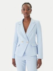 Rinascimento Marynarka CFC0128643003 Błękitny Regular Fit. Niebieskie marynarki i żakiety Rinascimento, xl, bez wzorów, z syntetyku. Za 749.99 zł.