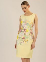 APART Sukienka w kolorze żółtym rozmiar: 36. Żółte sukienki Apart, bez wzorów, bez kołnierzyka, bez ramiączek, mini. Za 346.99 zł.