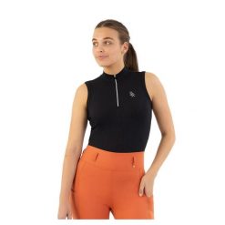 Polo jeździecki pół-zip damski BR Equitation Kirsten. Czerwone koszulki polo BR, l, bez wzorów, z materiału, bez kołnierzyka, bez ramiączek. Za 280.00 zł.