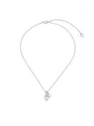 Guess Naszyjnik JUBN06359JWRHT/U Srebrny. Szare naszyjniki Guess, srebrne. Za 299.99 zł.