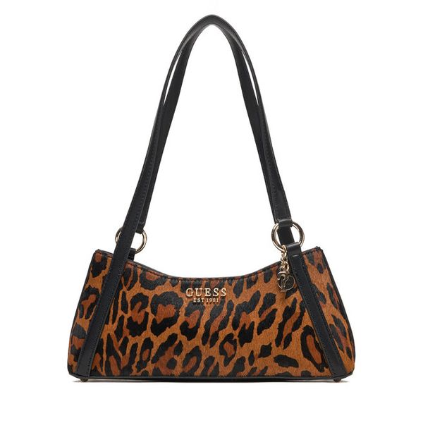 Torebka Guess. Brązowe torebki klasyczne Guess, z aplikacjami, bez dodatków. Za 439.99 zł.