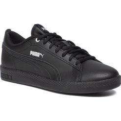 Sportowe PUMA Smash Wns v2 L 36520803. Czarne obuwie sportowe Puma, ze skóry ekologicznej, bez zapięcia. Za 199.99 zł.