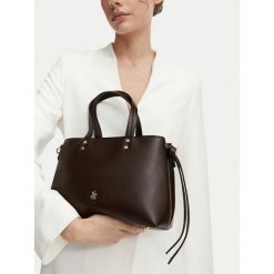 Torebka Beverly Hills Polo Club. Brązowe torebki klasyczne Beverly Hills Polo Club, bez wzorów, bez dodatków. Za 249.99 zł.