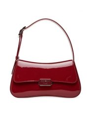 Emporio Armani Torebka EW001013 AF17287 U5068 Bordowy. Czerwone torebki klasyczne Emporio Armani, bez wzorów, ze skóry, bez dodatków. Za 1,359.00 zł.