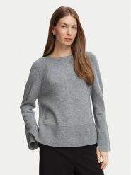 Marella Sweter Emme by Marella Arcadia 2625366312 Szary jasny Regular Fit. Szare swetry Marella, xl, bez wzorów, bez ramiączek. Za 719.99 zł.