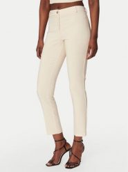 Rinascimento Spodnie materiałowe CFC0128650003 Beżowy Regular Fit. Brązowe spodnie materiałowe Rinascimento, xs, bez wzorów, z materiału. Za 399.99 zł.