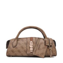 Torebka Guess. Brązowe torebki klasyczne Guess, z aplikacjami, bez dodatków. Za 544.99 zł.