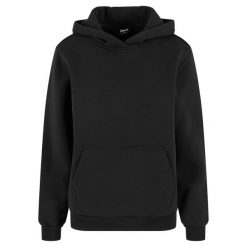 Bluza Z Kapturem Damska Puszysta. Czarne bluzy Urban Classics, bez wzorów, z kapturem. Za 147.99 zł.