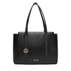 Torebka Nine West. Czarne torebki klasyczne Nine West, bez wzorów, bez dodatków. Za 249.99 zł.