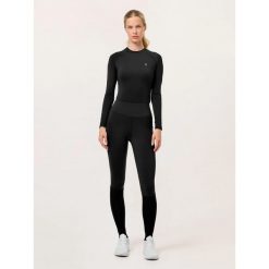 Damskie legginsy jeździeckie z pełną przyczepnością Equestrian Stockholm Jump Mo. Czarne legginsy EQUESTRIAN STOCKHOLM, l, bez wzorów, do jazdy konnej. Za 435.50 zł.