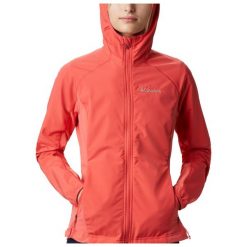 Kurtka softshell damska Columbia Sweet As Softshell Hoodie. Czerwone kurtki sportowe Columbia, l, bez wzorów, z softshellu, bez kaptura, trekkingowe. Za 293.99 zł.