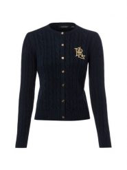 Lauren Ralph Lauren Kardigan Kobiety Bawełna niebieski, L. Niebieskie kardigany Lauren Ralph Lauren, l, bez wzorów, z bawełny. Za 949.95 zł.