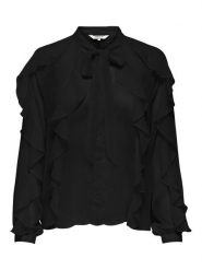 ONLY Koszula Taryn 15360696 Czarny Regular Fit. Czarne koszule Only, xl, bez wzorów, z syntetyku, bez kołnierzyka, bez ramiączek. Za 169.99 zł.
