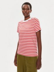 Tamaris Apparel T-Shirt Dabra TAW0892 Różowy Regular Fit. Czerwone t-shirty Tamaris Apparel, l, bez wzorów, z bawełny, bez kołnierzyka, bez ramiączek. Za 89.99 zł.