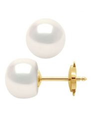 Pearl Addict Złote kolczyki-wkrętki z perłami rozmiar: onesize. Białe kolczyki Pearl Addict, z perłą, złote. Za 1,565.99 zł.