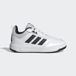 Buty sportowe TENSAUR SPORT 3.0 K. Białe obuwie sportowe Adidas, bez zapięcia, na jogę i pilates. Za 179.00 zł.
