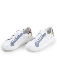 Anna Morellini Skórzane sneakersy "Micarina" w kolorze białym rozmiar: 41. Białe trampki Anna Morellini, bez wzorów, bez zapięcia. Za 351.38 zł.